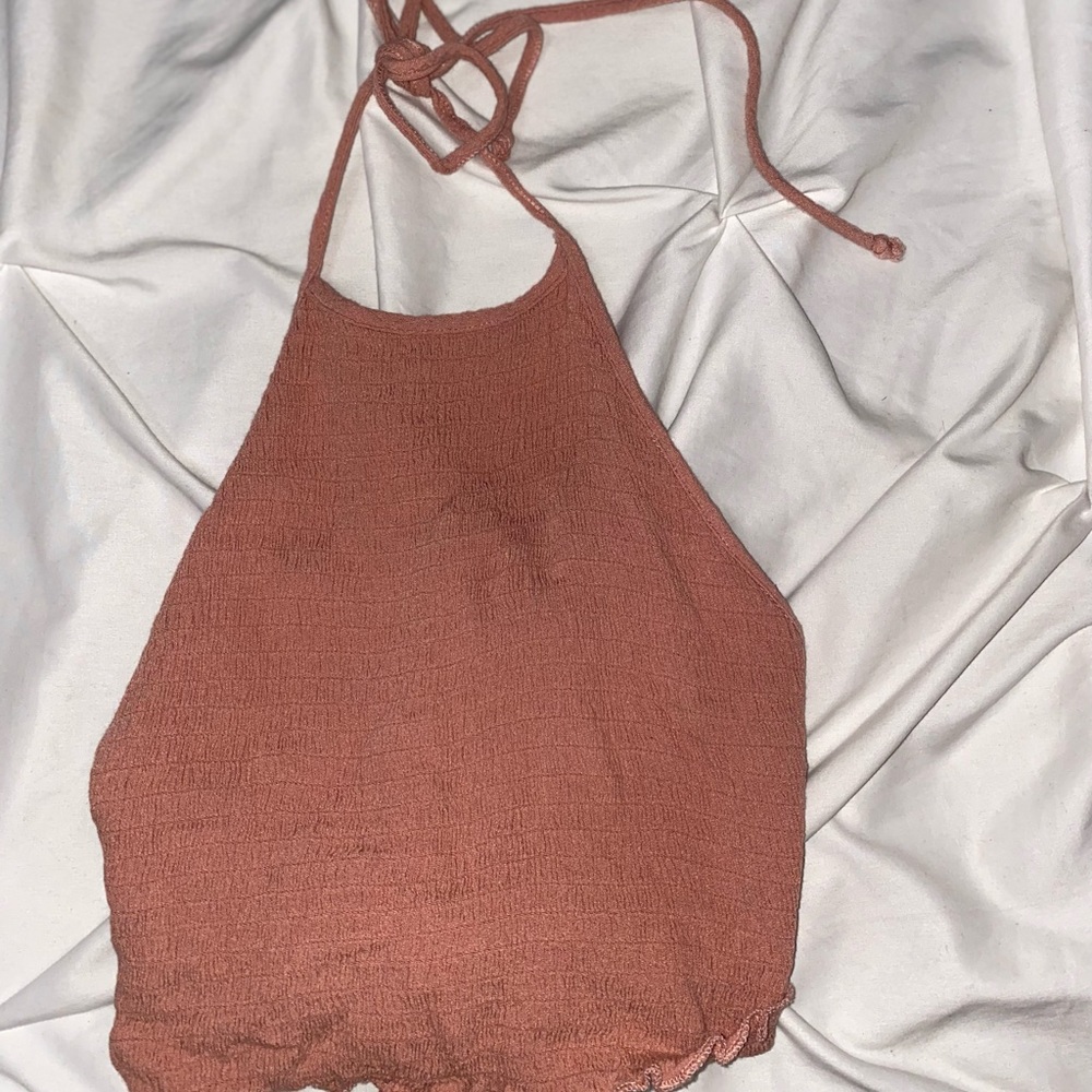 Maybe pink halter top